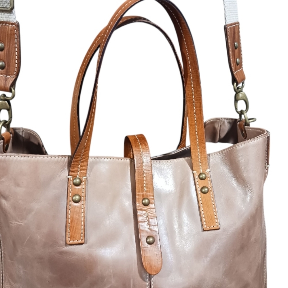Cavalcanti Florence 1958 Leather Tote Satchel - Picture 6 of 15